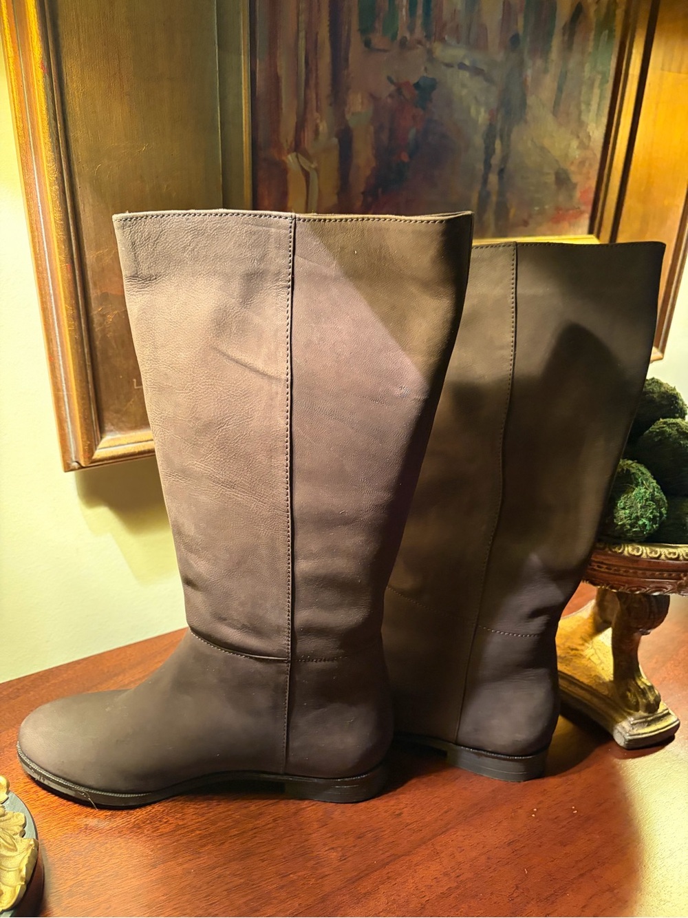 NIB Johnnie B Boden Flat Brown Riding Boots